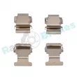 Kit d'accessoires, plaquette de frein à disque RAP BRAKES R-U0033 - Visuel 1