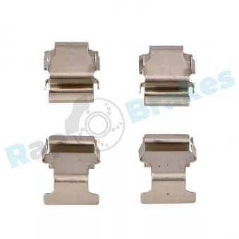 Kit d'accessoires, plaquette de frein à disque RAP BRAKES R-U0033