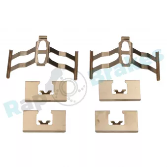 Kit d'accessoires, plaquette de frein à disque RAP BRAKES R-U0035