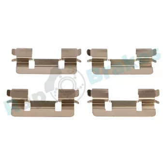 Kit d'accessoires, plaquette de frein à disque RAP BRAKES R-U0036