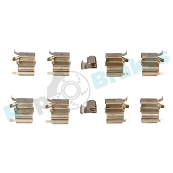 Kit d'accessoires, plaquette de frein à disque RAP BRAKES R-U0039