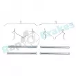 Kit d'accessoires, plaquette de frein à disque RAP BRAKES R-U0042 - Visuel 1