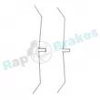 Kit d'accessoires, plaquette de frein à disque RAP BRAKES R-U0042 - Visuel 2
