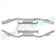 Kit d'accessoires, plaquette de frein à disque RAP BRAKES R-U0045 - Visuel 3