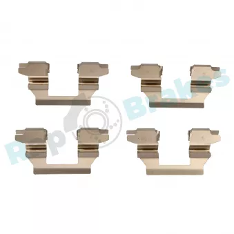 Kit d'accessoires, plaquette de frein à disque RAP BRAKES R-U0048
