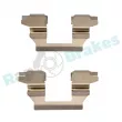 Kit d'accessoires, plaquette de frein à disque RAP BRAKES R-U0048 - Visuel 2