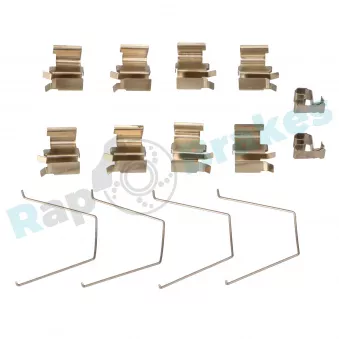 Kit d'accessoires, plaquette de frein à disque RAP BRAKES R-U0049
