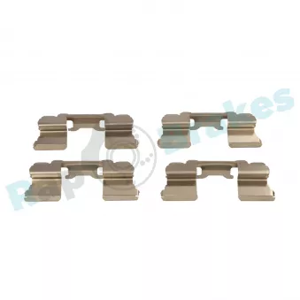 Kit d'accessoires, plaquette de frein à disque RAP BRAKES R-U0052