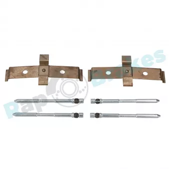 Kit d'accessoires, plaquette de frein à disque RAP BRAKES R-U0053