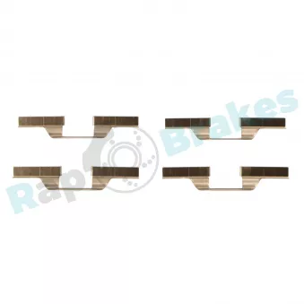 Kit d'accessoires, plaquette de frein à disque RAP BRAKES R-U0054