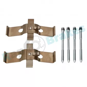 Kit d'accessoires, plaquette de frein à disque RAP BRAKES R-U0057