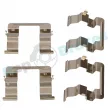 Kit d'accessoires, plaquette de frein à disque RAP BRAKES R-U0058 - Visuel 2