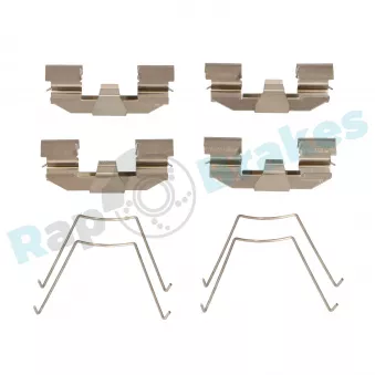Kit d'accessoires, plaquette de frein à disque RAP BRAKES R-U0060