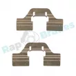 Kit d'accessoires, plaquette de frein à disque RAP BRAKES R-U0061 - Visuel 2
