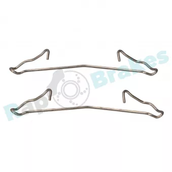 Kit d'accessoires, plaquette de frein à disque RAP BRAKES R-U0062