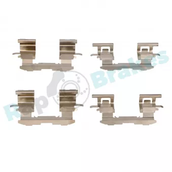 Kit d'accessoires, plaquette de frein à disque RAP BRAKES R-U0065