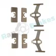 Kit d'accessoires, plaquette de frein à disque RAP BRAKES R-U0066 - Visuel 1