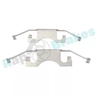 Kit d'accessoires, plaquette de frein à disque RAP BRAKES R-U0067