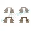 Kit d'accessoires, plaquette de frein à disque RAP BRAKES R-U0068 - Visuel 1