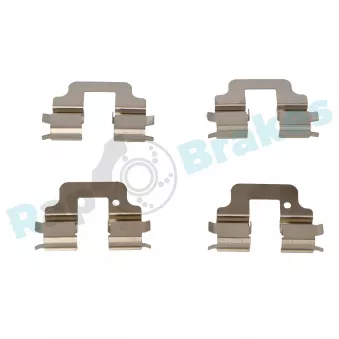 Kit d'accessoires, plaquette de frein à disque RAP BRAKES R-U0068