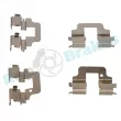 Kit d'accessoires, plaquette de frein à disque RAP BRAKES R-U0068 - Visuel 2