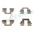 Kit d'accessoires, plaquette de frein à disque RAP BRAKES R-U0068 - Visuel 3