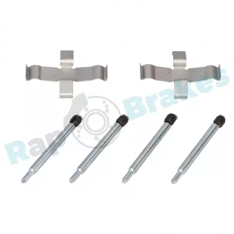 Kit d'accessoires, plaquette de frein à disque RAP BRAKES R-U0069