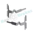Kit d'accessoires, plaquette de frein à disque RAP BRAKES R-U0073 - Visuel 2