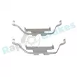 Kit d'accessoires, plaquette de frein à disque RAP BRAKES R-U0074 - Visuel 3