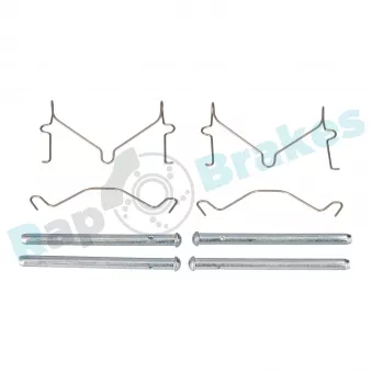 Kit d'accessoires, plaquette de frein à disque RAP BRAKES R-U0076