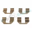 Kit d'accessoires, plaquette de frein à disque RAP BRAKES R-U0077 - Visuel 1