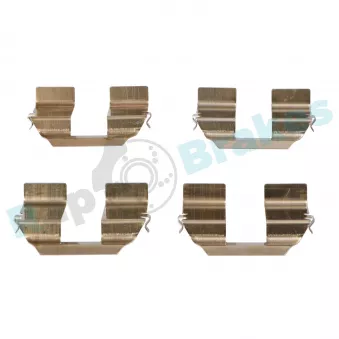 Kit d'accessoires, plaquette de frein à disque RAP BRAKES R-U0077
