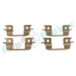 Kit d'accessoires, plaquette de frein à disque RAP BRAKES R-U0081 - Visuel 1
