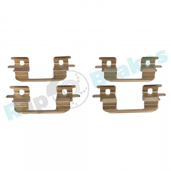 Kit d'accessoires, plaquette de frein à disque RAP BRAKES R-U0081