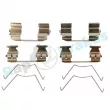 Kit d'accessoires, plaquette de frein à disque RAP BRAKES R-U0082 - Visuel 1