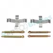 Kit d'accessoires, plaquette de frein à disque RAP BRAKES R-U0087 - Visuel 1