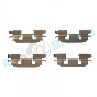 Kit d'accessoires, plaquette de frein à disque RAP BRAKES R-U0092