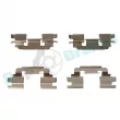 Kit d'accessoires, plaquette de frein à disque RAP BRAKES R-U0092 - Visuel 3