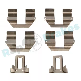 Kit d'accessoires, plaquette de frein à disque RAP BRAKES R-U0093