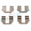 Kit d'accessoires, plaquette de frein à disque RAP BRAKES R-U0093 - Visuel 2