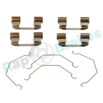 Kit d'accessoires, plaquette de frein à disque RAP BRAKES R-U0095