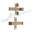 Kit d'accessoires, plaquette de frein à disque RAP BRAKES R-U0099 - Visuel 2