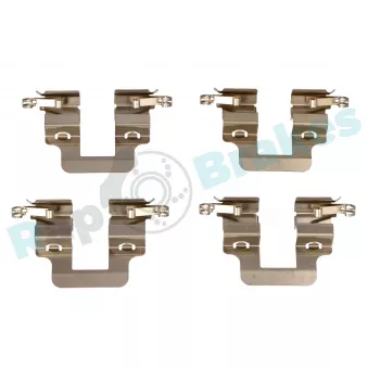 Kit d'accessoires, plaquette de frein à disque RAP BRAKES R-U0101