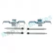 Kit d'accessoires, plaquette de frein à disque RAP BRAKES R-U0102 - Visuel 1