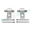 Kit d'accessoires, plaquette de frein à disque RAP BRAKES R-U0104 - Visuel 1