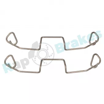 Kit d'accessoires, plaquette de frein à disque RAP BRAKES R-U0105