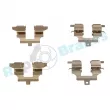 Kit d'accessoires, plaquette de frein à disque RAP BRAKES R-U0106 - Visuel 1