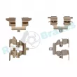 Kit d'accessoires, plaquette de frein à disque RAP BRAKES R-U0106 - Visuel 2