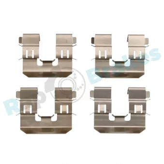 Kit d'accessoires, plaquette de frein à disque RAP BRAKES R-U0113