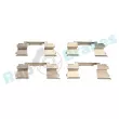 Kit d'accessoires, plaquette de frein à disque RAP BRAKES R-U0115 - Visuel 1